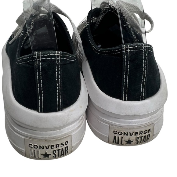 CONVERSE Chuck Taylor All Star Move Platform Black White Women's Sneakers 9.5 - Picture 5 of 8